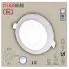 Cata Ct-5150 6W Panel Led Armatür Beyaz + Mavi